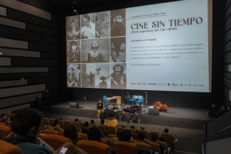 Conversatorio sobre el cine concierto, ciclo de cine mudo.