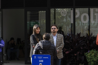 Director del Idartes y secretaria de cultura.