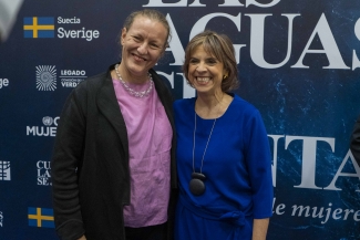 Directora y embajadora en la Premiere de Cuando las aguas se juntan