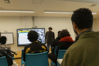 Asistentes en el seminario de la 7.a muestra afro 2022.