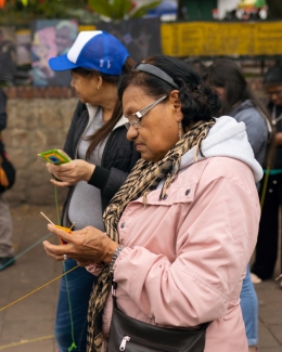 Feria de tejido de mujeres rurales en Usme