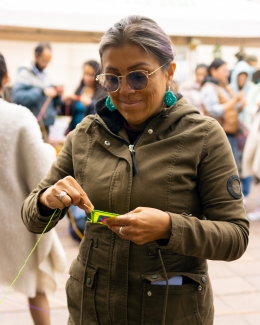 Feria de tejido de mujeres rurales en Usme