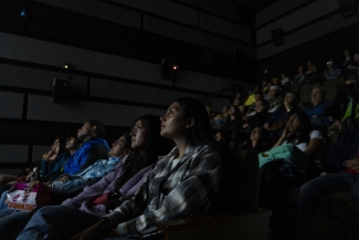 Proyección de las películas durante la celebración de los 52 años de la Cinemateca de Bogotá.