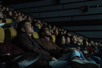 Proyección de las películas durante la celebración de los 52 años de la Cinemateca de Bogotá.