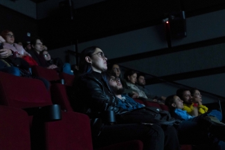 Proyección de las películas durante la celebración de los 52 años de la Cinemateca de Bogotá.