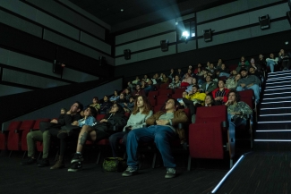 Proyección de las películas durante la celebración de los 52 años de la Cinemateca de Bogotá.