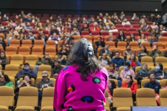 Proyección de los cortometrajes en la franja local