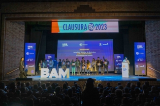 Entrega de estímulos por parte de la gerencia de artes audiovisuales en el BAM 2023