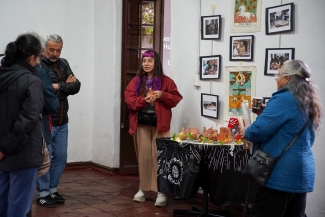 Toma artística por la paz