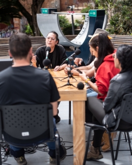 Socialización Becas Radio Comunitaria