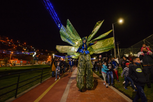 En Navidad Bogota Brilla, Parque Illimaní.
