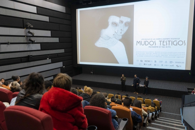 Presentación de la película mudos testigos.